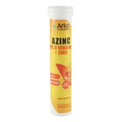 Azinc Vit C 1000 mg + Zinc comprimés effervescents