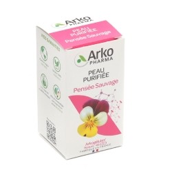 Gélule de pensée sauvage Arkogélules dédié aux peaux grasses