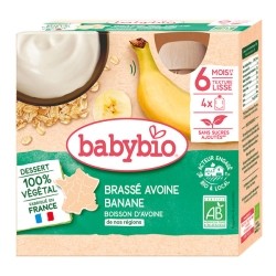 Babybio gourde Brassé Avoine Banane bio