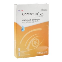 Ophtacalm 2 % collyre unidoses