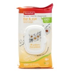 Beaphar Lingettes nettoyantes Oreilles et Yeux Chien et Chat