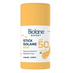 Biolane Expert stick solaire bébé SPF 50 visage et corps