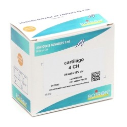 Boiron Cartilago 4 CH ampoules buvables