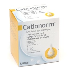 Cationorm émulsion ophtalmique unidoses