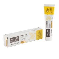 Dentifrice au citron reminéralisant bio Cattier Dentargile