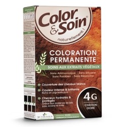 Les 3 chênes Color et Soin coloration permanente châtain doré 4G