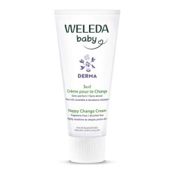 Weleda Bébé Crème pour le change 3 en 1 mauve blanche Bio