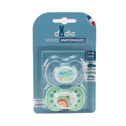 Dodie sucette anatomique silicone 0-6 mois