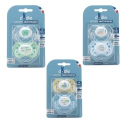 Dodie sucette anatomique silicone +6 mois 2 sucettes