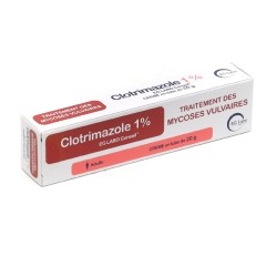 Clotrimazole 1 % crème mycose vulvaire