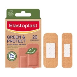 Elastoplast Green & protect pansements prédécoupés