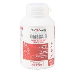 Eric Favre Oméga 3 Coeur & Cerveau capsules