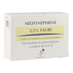Néosynéphrine 2,5 % Faure unidoses