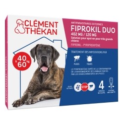Fiprokil Duo Chien Pipette anti puce
