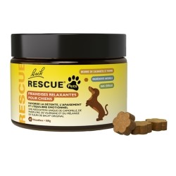 Friandises relaxantes pour chien Rescue Pets Fleurs de Bach