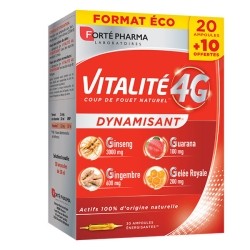 Forté Pharma Vitalité 4G Dynamisant ampoules