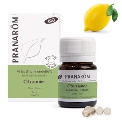 Pranarom capsules d'huile essentielle de Citronnier Bio