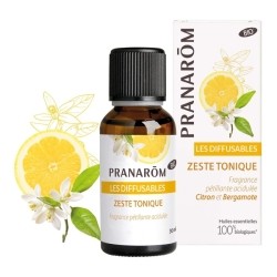 Pranarom Les diffusables Zeste tonique Spray Bio