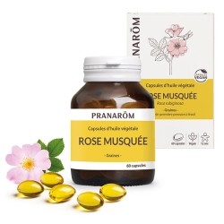Pranarom capsules d'huile de Rose musquée