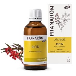 Huile Pranarom de ricin Bio pour les phanères