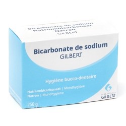 Bicarbonate de sodium Gilbert dents blanches