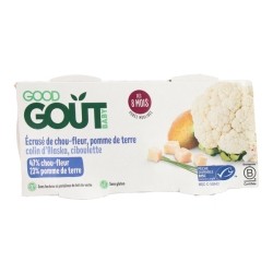 Good Goût écrasé chou-fleur pomme de terre colin