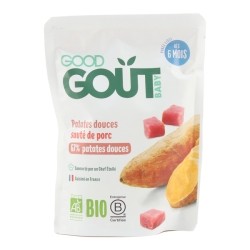 Good Goût purée Patates douces Sauté de porc Bio