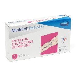 Mediset Perfusion pose sur picc line