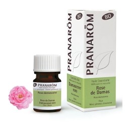 Pranarôm Rose de Damas bio huile essentielle antibactérienne