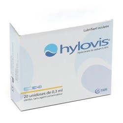 Hylovis collyre lubrifiant unidose