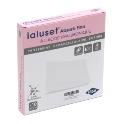 Ialuset Absorb Fine Border Pansement adhésif siliconé