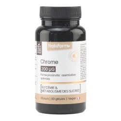 Nat et Form Chrome 200 µg gélules