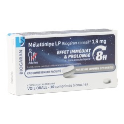 Biogaran Mélatonine LP 1,9 mg comprimés
