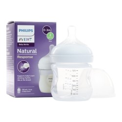 Avent Biberon Natural Response plastique 125 ml