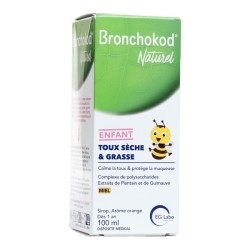 Bronchokod Naturel Sirop Toux sèche et grasse Enfant