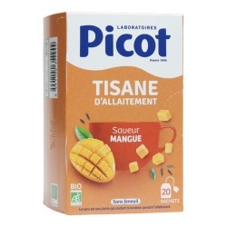 Picot tisane d'allaitement saveur mangue bio sachets