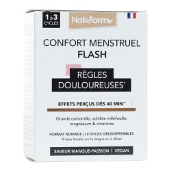Nat et Form Confort menstruel Flash Règles douloureuses sticks
