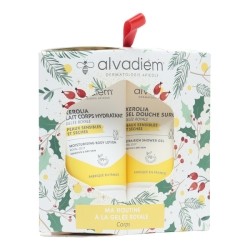 Alvadiem coffret Xerolia lait corps et gel douche