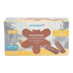Nutrisens madeleines chocolat hypercaloriques hyperprotéinées