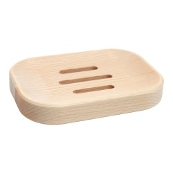 Avril Porte savon en bois de hêtre