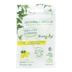 Frescoryl Nature Dentifrice à croquer citron comprimés