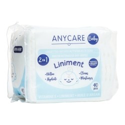Lingettes sèches bébé au liniment Anycare Baby