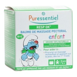Puressentiel Resp Ok baume de massage pectoral enfant