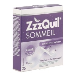 ZzzQuil Sommeil bandelettes nasales