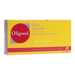 Oligosol Zinc Cuivre ampoule