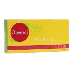 Oligosol zinc nickel cobalt ampoules