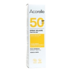 Acorelle Spray solaire SPF 50 Bio