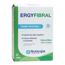 Ergyfibral Nutergia Transit intestinal cubes à mâcher