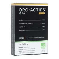 Aragan Oro Actifs bio pastilles