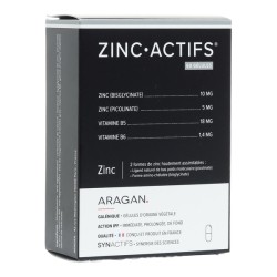 Aragan Zinc Actifs gélules